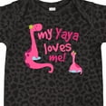 thumbnail image 4 of Inktastic My Yaya Loves Me Granddaughter Dinosaur Girls Baby Bodysuit, 4 of 5