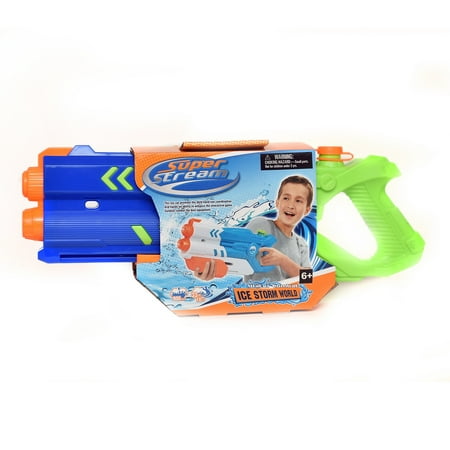 Super Stream - Frenzy Super Stream Water Blaster - Water Combat ICE STORM WORLDS - Age 6+