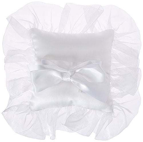 Ivy Lane Design 21zpl Large Wedding Dog Ring Pillow In White
