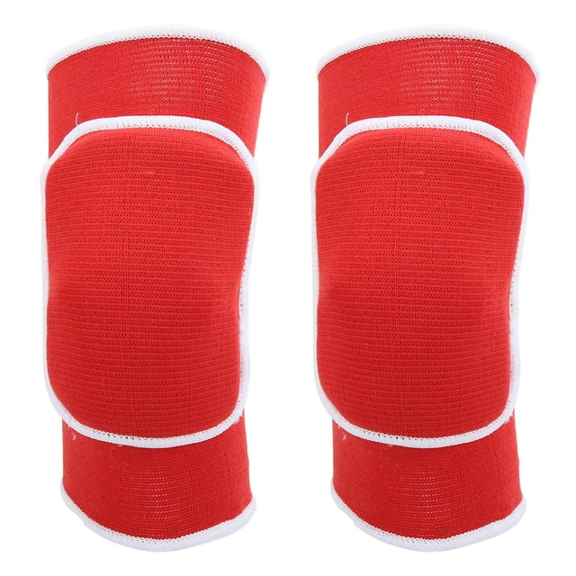 Thicken Sponge Knee Brace, Computerized Three-dimensional Weaving Knee Brace Protector For Running For Basketball For Dancing Red
