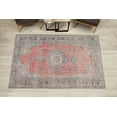 thumbnail image 2 of Red Rugs, Navy Blue Rugs, Medallion Rugs, Antique Decor Rugs, Turkish Rug, Thin Rug, Indoor Rug, Decorative Rug, Non-Slip Carpet, Muted Rug, 3.9'x5.9' - 120x180 cm, 2 of 8
