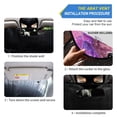 thumbnail image 3 of Foldable Car Windshield Sunshade UV Sun Visor Protector Blocks UV Rays Keeps Vehicle Cool 55x27.6 Inch Adorable Orange Cat Pattern, 3 of 8