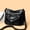 black, variant on Vintage Mom Bag Luxury Pu Leather Women Single Shoulder Bags Solid Purses Multi-Pockets Handbags Fashion Ladies Crossbody Bags