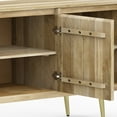 thumbnail image 5 of Simpli Home Jager SOLID MANGO WOOD and Iron 60 inch x 18 inch Rectangle Mid Century - Contemporary Sideboard Buffet in Natural, 5 of 6
