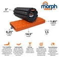 thumbnail image 4 of Collapsible Travel Foam Roller (Smooth) - Medium Density - Midnight (by Brazyn), 4 of 7