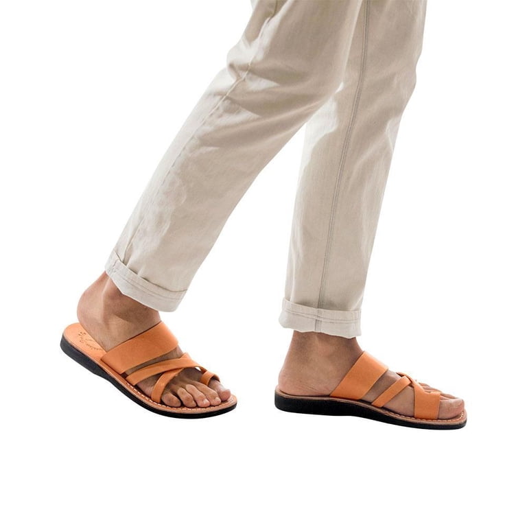 Camel Men\'s Leather \'The Good Shepherd\' Toe Loop Jesus Sandals, Sz 9.5 The Good Shepherd - Leather Toe Loop Sandal - Mens Sandals  main image 4