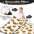 thumbnail image 3 of White Halloween Jack Toddler Nap Mats for Kids Preschool,50"x20" Sleeping Mat Bag or Kids,Toddler Sleeping Bag,Toddler Nap Mat or Daycare, 3 of 6