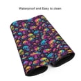thumbnail image 4 of Hirioo rainbow color mushroom Skull for Mouse Pad ,Anti-Slip Base, Durable Stitched Edges, Perfect for Gaming, Office, and Home Use,16x35.5in, 4 of 9