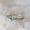 Silver Green, variant on Modern Engagement Cocktail For Women Gift for Wife Sparkling Lightweight CZ AAA Zircon Ring Perfect Present Gift Box Included