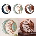 thumbnail image 2 of lanema Stylish Metal Sun and Moon Wall Decorations Unique Outdoor Piece for Garden Porch Eye Catching Miniatures Statues, 2 of 10