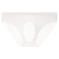 thumbnail image 2 of ylioge Silk Underwear for Men Briefs Lightweight Solid Color Stretchy Breathable Low Rise High-Cut Hipster Underpants, 2 of 3