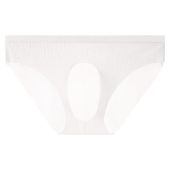 Posijego Men's Bikini Briefs Low Rise Comfort Underwear No Fly Soft Breathable Classic Panties for Men