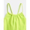 thumbnail image 3 of Wonder Nation Girls Cross Back Popcorn One Piece Swimsuit, Sizes XS-XL, 3 of 3
