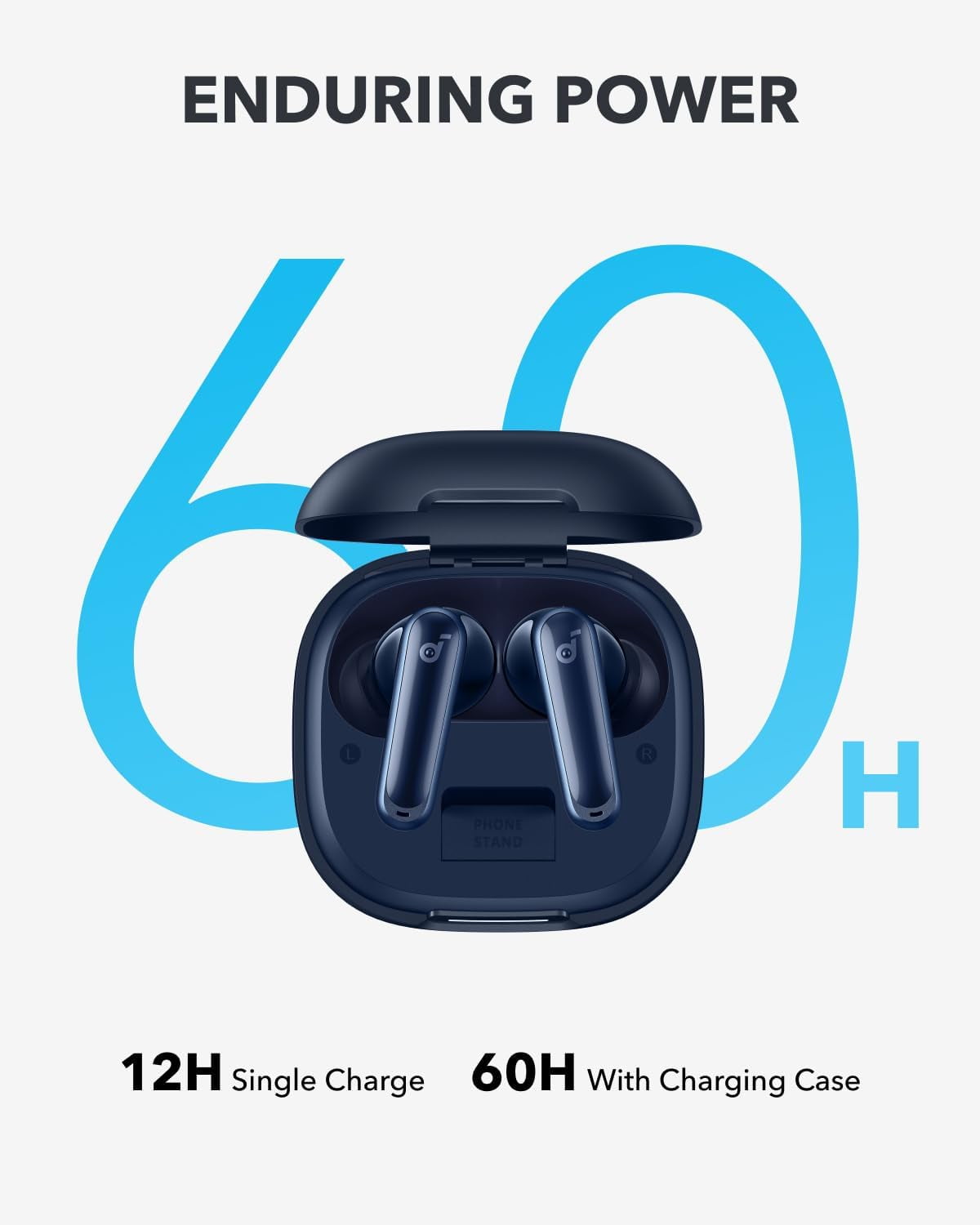 Soundcore Noise Cancelling Wireless Bluetooth In-Ear Earbuds, Blue