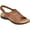 Cognac, variant on Womens Mar Woven Leather Flat Sandals