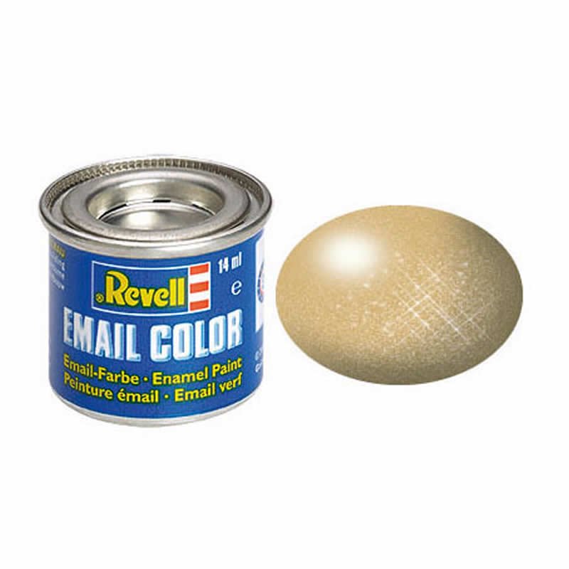 Gold Metallic Enamel Paint 14ml (.47oz) Tinlet Revell