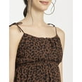 thumbnail image 5 of Moomaya Women Printed Mini Dress, Strappy Shoulders Tiered Short Summer Dress, 5 of 8