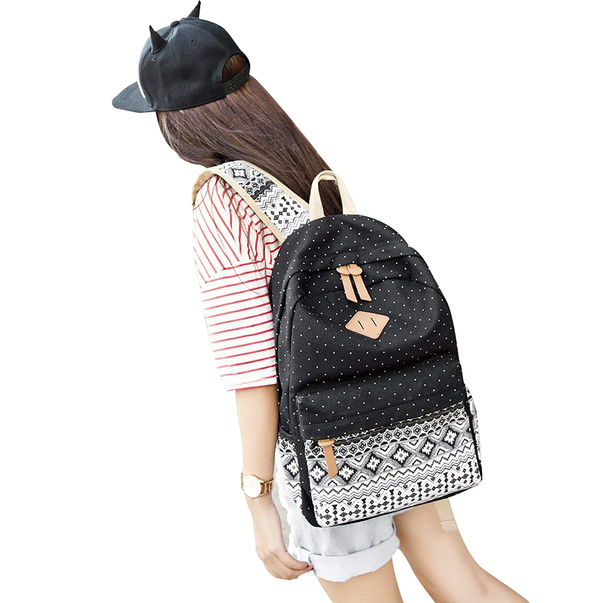 Fashion Canvas Backpack - Free Shipping to N.A. - Puddle Season