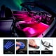 thumbnail image 4 of Tiras de luz ambiental para interior de automóvil con 48/72 luces LED RGB para pies, control remoto por voz con aplicación USB, lámpara decorativa de ambiente automático de neón, 4 of 5