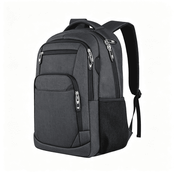 GASTROPOD 17In Laptop Backpack,Business Anti Theft Slim College Backpack,Water Resistant Durable Computer Bag Gift for Women&Men Fits 15.6In Laptop and Notebook-Black