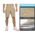 thumbnail image 5 of Little Donkey Andy Men's Cycling Shorts with Detachable Liner, Lightweight Padded Mountain Bike MTB Loose-fit Khaki S, 5 of 7