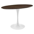 thumbnail image 3 of 48" Oval Walnut Dining Table, 3 of 5