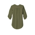 thumbnail image 4 of Port Authority Female V-Neck Shirt Lw701 Deep Olive X-Small, 4 of 4