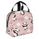 thumbnail image 2 of Easygdp Panda Bolsa Térmica Premium - Tela Oxford Impermeable, Gran Capacidad, Bolsillo Frontal, Unisex para Trabajo, Escuela, Actividades al Aire Libre y Picnics, 2 of 8