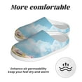 thumbnail image 6 of Lsque Cute Pink Mushrooms Pattern Womens Comfort Cotton on Scuff With Memory Foam and Anti-skid Sole Slipper-44/45, 6 of 7