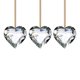 thumbnail image 1 of Prismas de corazón de cristal de 3 piezas para candelabro, ventana, jardín, boda, decoración de fiesta, 1 of 5