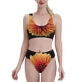 thumbnail image 2 of Picia Orange Dalia Women's High Waisted Bikini Scoop Neck Swimsuit Two Pieces Bathing Suit-XX-Large, 2 of 8
