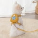thumbnail image 1 of Xihbxyly Chaleco de Gamuza para Perro, Banda Reflectante de Seguridad, Correa de Pecho Acolchada Suave, Transpirable y Cómodo, Ideal para Entrenamiento y Paseo, Mini Mochila para Refrigerios, Talla A, 1 of 6