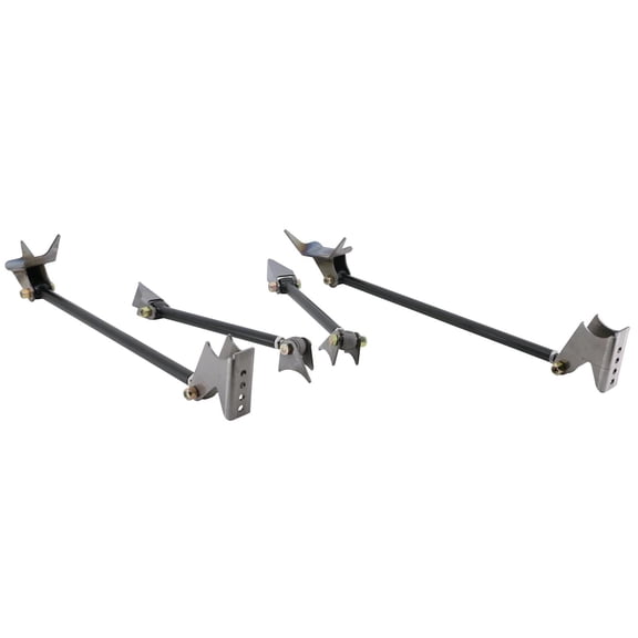 RideTech 18987999 Triangulated Weld-In 4 Link Kit, Powdercoated