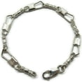 thumbnail image 3 of ACTS Bracelet Fishers Of Men 14K Solid White Gold REGULAR LINK, Original Design!!, 3 of 4