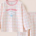 thumbnail image 4 of NOLDARES Toddler Pajamas Boys Pyjamas 2pcs Long Sleeves Pjs Sets for Kids Fall Winter Sleepwears 6-12 Months 12-24 Months 2t 3t 4t 5t 6t 7t 8t 9t Children,Pink,4-5 Y, 4 of 4