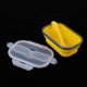 thumbnail image 1 of Cuenco plegable para acampar 850ml Cuenco de viaje de silicona para exteriores para senderismo, almuerzo, viaje de picnic, grado alimenticio, ahorro d Amarillo Macarena Tazón de camping plegable, 1 of 8