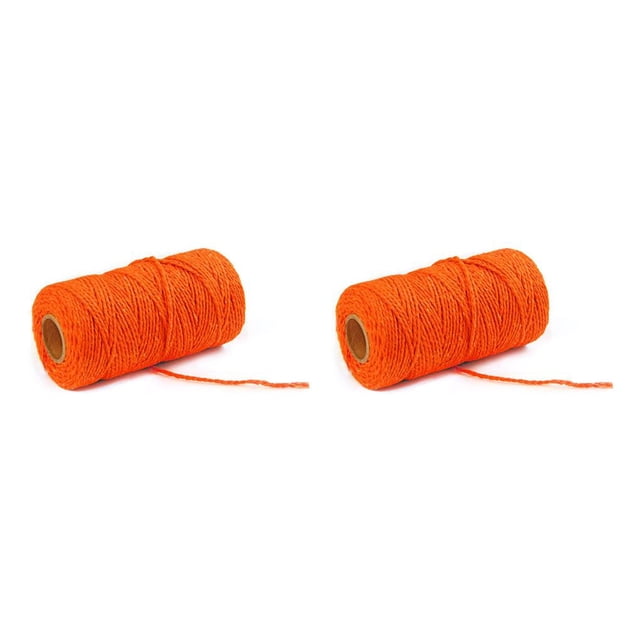 Injueey Cuerda de 2mm, cordón trenzado, cuerda de algodón de 100 , cordel colorido, cordón de macramé, hilo de cuerda para decoración del