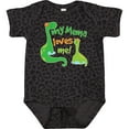 thumbnail image 3 of Inktastic My Mema Loves Me Grandson Dinosaur Boys Baby Bodysuit, 3 of 5