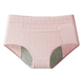 thumbnail image 2 of Period Underwear for Women Leakproof High Waist Washable Reusable Briefs for Postpartum Recovery & Incontinence Pink M, 2 of 3