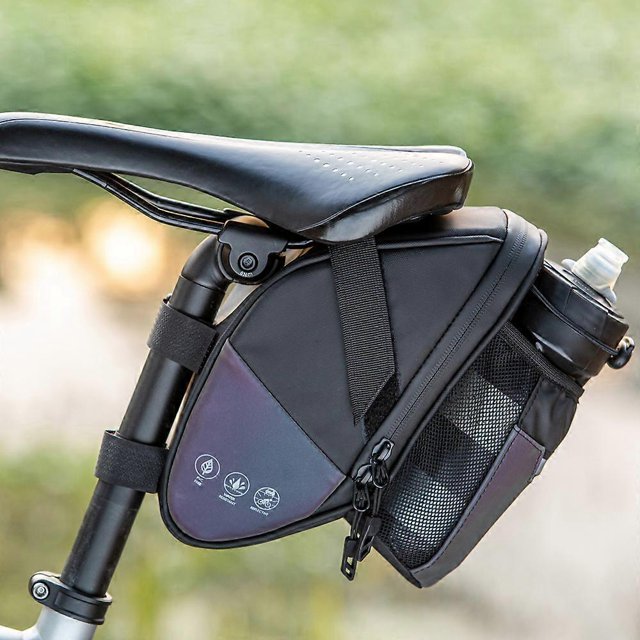 1.5L Reflective Kettle Tail Bag Universal Bicycle Bag Road Bike Bag Cushion Saddle Bag Rear Seats Tail Bag Waterproof Kettle bag