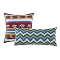 thumbnail image 4 of 4 Piece Twin Size Quilt Set with Nature Inspired Print, Multicolor- Saltoro Sherpi, 4 of 5