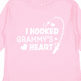 thumbnail image 4 of Inktastic I Hooked Grammy's Heart with Fishing Rod Boys or Girls Long Sleeve Toddler T-Shirt, 4 of 5