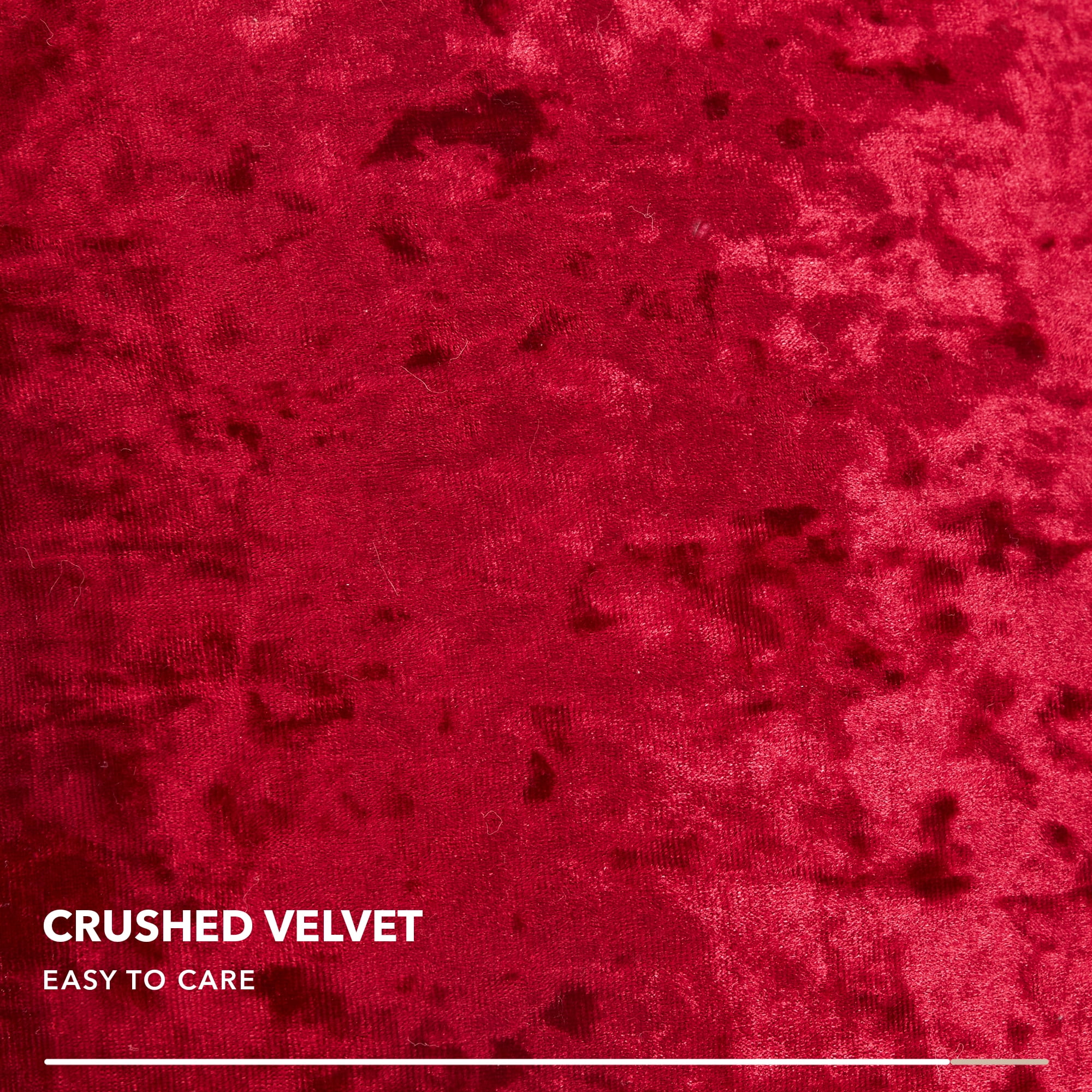 Crushed Velvet Red