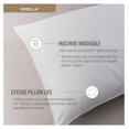 thumbnail image 5 of Sobella Bed Pillow for Sleeping | Thin & Medium | Side Sleeper for Adults | 300TC 100% Cotton Case | Soft, Machine Washable, Hotel Quality (King Medium), 5 of 9