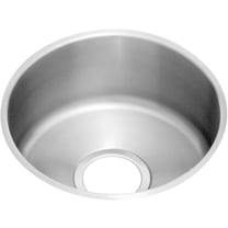 Elkay Lustertone Classic Stainless Steel 18-3/8" x 18-3/8" x 8", Single Bowl Undermount Sink