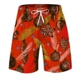 thumbnail image 5 of XINPING Mens Board Shorts Swimwear Loose Fit Palm Tree Print Quick-Dry Spring Break Swim Trunks with Pockets Stretch Fabric Fishing Shorts for Men, 5 of 6