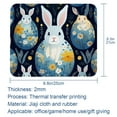 thumbnail image 5 of Easter Printed Square Desk Pad Mouse Pad Desk Mat Non-Slip Rubber Bottom – 8.3x9.8 Inch – Suitable for Office and Gaming, 5 of 6