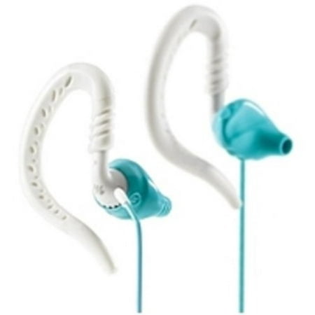 Yurbuds Focus 100 for Women Sport Earphones - Stereo - Aqua - Mini-phone - Wired - Over-the-ear - Binaural -