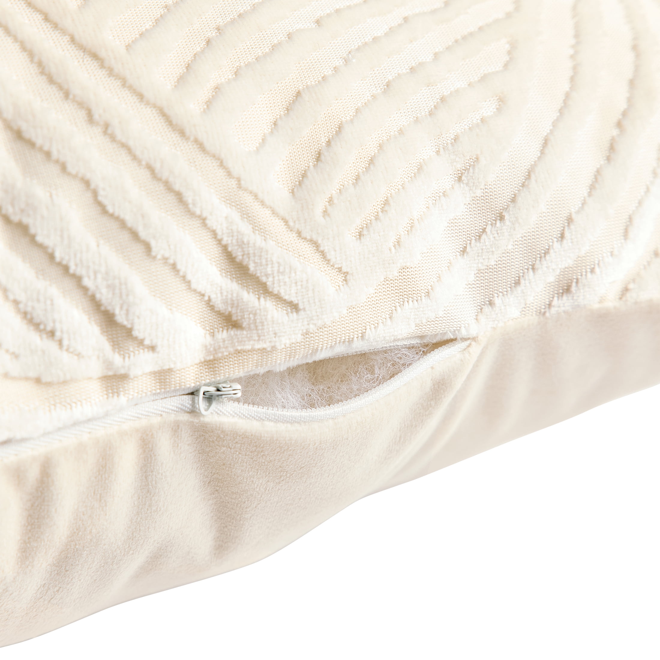 Better Homes & Gardens Waves Vanilla Dream 14" x 24" Decorative Throw Pillow Cover