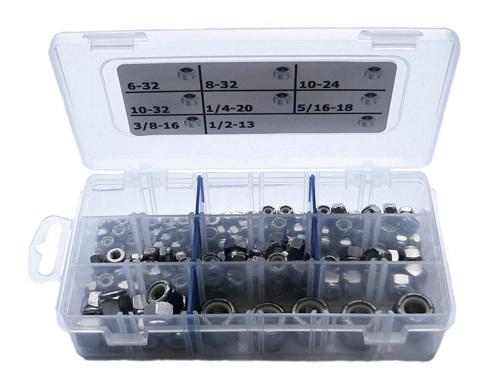Stainless Steel Lock Nut Assortment Kit by Stainlesstown